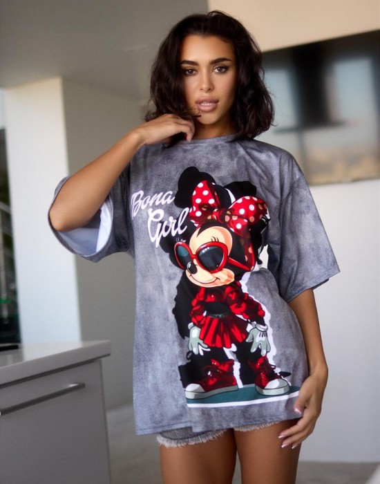Футболка Bona Fashion: OVERSIZE T-shirt "My Minnie" (one size)