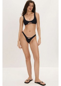 Купальник раздельный со съемными чашками Черный